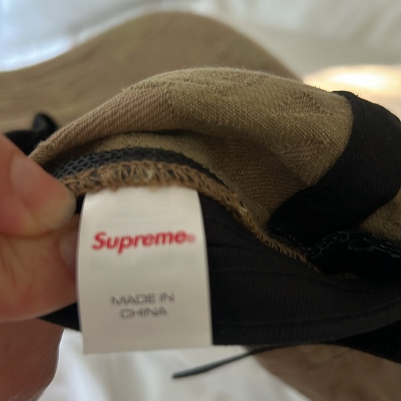 Supreme FAT TIP JACQUARD DENIM CAMP CAP - Picture 7 of 11